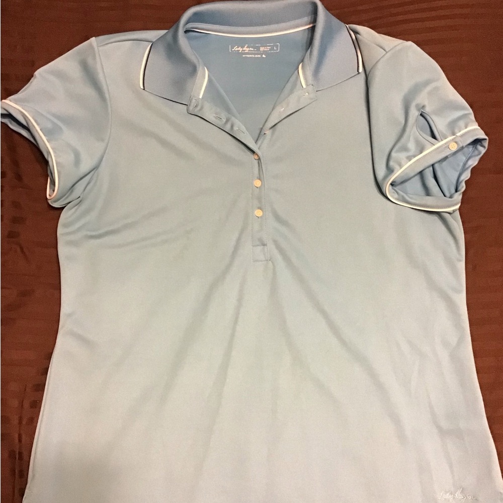 Lady Hogan Blue women Golf Polo